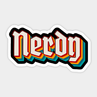 Nerdy Sticker